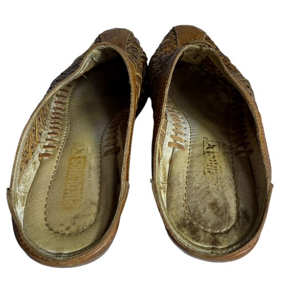 Pikolinos Brown Leather Woven Mules – Size 37 (US ~6.5-7) - Picture 3 of 9